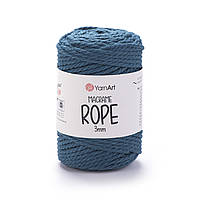 Yarnart MACRAME ROPE 3 мм (Макраме Роп 3 мм) № 789 петрольный (Пряжа, нитки для в'язання)