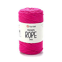 Yarnart MACRAME ROPE 3 мм (Макраме Роп 3 мм) № 803 яскраво-малиновий (Пряжа, нитки для в'язання)