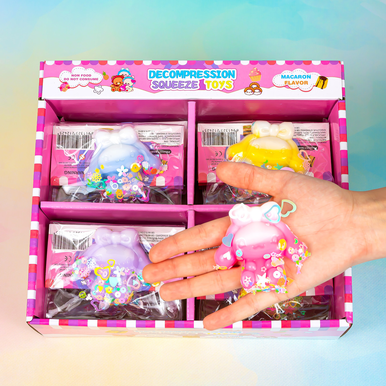 Іграшка антистрес Куромі липучка, 7 см 16 шт упаковка