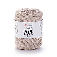 Yarnart MACRAME ROPE 5 мм (Макраме Роп 5 мм) № 753 бежевий (Пряжа, нитки для в'язання)