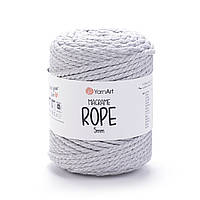 Yarnart MACRAME ROPE 5 мм (Макраме Роп 5 мм) № 756 світло-сірий  (Пряжа, нитки для в'язання)