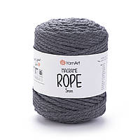 Yarnart MACRAME ROPE 5 мм (Макраме Роп 5 мм) № 758 темно-сірий (Пряжа, нитки для в'язання)
