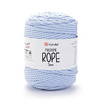 Yarnart MACRAME ROPE 5 мм (Макраме Роп 5 мм) № 760 блакитний (Пряжа, нитки для в'язання)