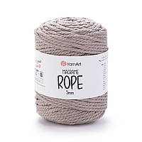 Yarnart MACRAME ROPE 5 мм (Макраме Роп 5 мм) № 768 кави з молоком (Пряжа, нитки для в'язання)