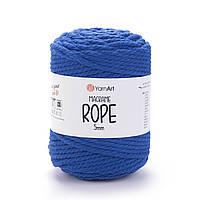 Yarnart MACRAME ROPE 5 мм (Макраме Роп 5 мм) № 772 синій електрик (Пряжа, нитки для в'язання)