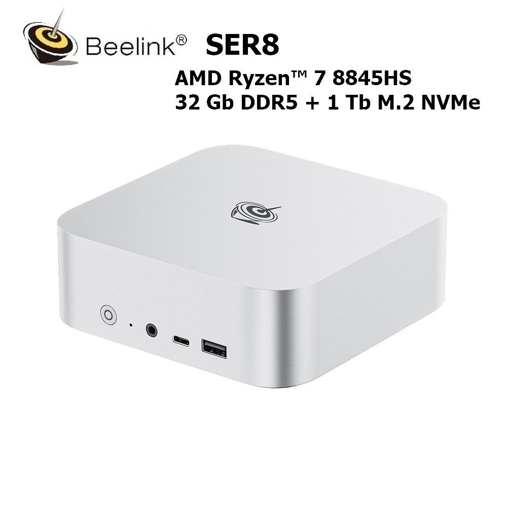 Міні ПК Belink SER8 32/1Tb, Ryzen 7 8845HS, Windows 11 Pro (9Y.EU3600834N10), фото 1