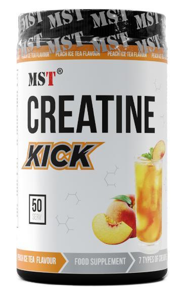 Креатин MST® Creatine Kick 7in1 Смак : Peach ice tea 500 грам