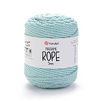 Yarnart MACRAME ROPE 5 мм (Макраме Роп 5 мм) № 775 м'ятний (Пряжа, нитки для в'язання)