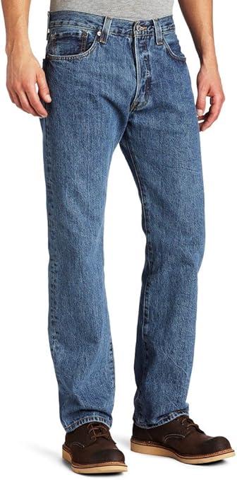 Джинси чоловічі Levi's Men's 501 Original Fit Jeans 33W x 34L (501), фото 1