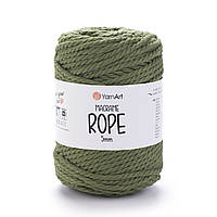 Yarnart MACRAME ROPE 5 мм (Макраме Роп 5 мм) № 787 хакі (Пряжа, нитки для в'язання)
