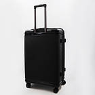 Валіза дорожня 3 в 1 трійка на колесах поліпропілен 77*50 см у різних кольорах Cans Чорний, фото 3