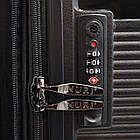 Валіза дорожня 3 в 1 трійка на колесах поліпропілен 77*50 см у різних кольорах Cans Чорний, фото 4