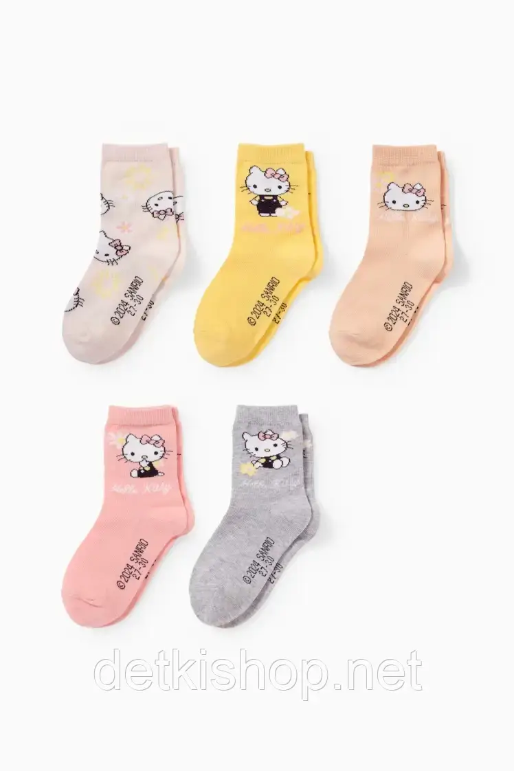 Дитячі шкарпетки для дівчинки Hello Kitty 31-33/19-20.5 см