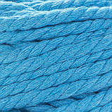 Пряжа Yarnart Macrame Rope 5 мм № 763 бірюзовий (Ярнарт Макраме Роп 5 мм), фото 2