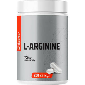 Аргінін Sporter L-Arginine 700 мг 200 капс.