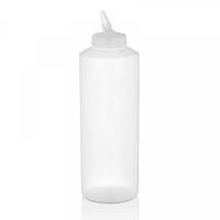 Пляшка для соусу 500 мл прозора з обертовим наконечником Gastroplast GPSM--00500/T