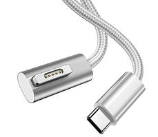 Кабель живлення 180см 100W Type-C на MagSafe2 для Apple MacBook Pro Air а1398 a1466