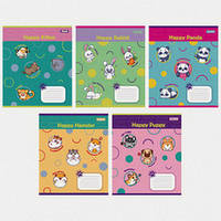 Зошит шкільний 1Вересня 12 аркушів клітинка Happy Puppy (25)