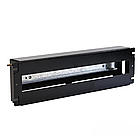 Панель 19" 3U с DIN-рейкой, для 24-х автоматических выключателей, черная