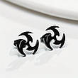 Сережки аніме Геншин Імпакт стихії Genshin Impact чорні, фото 6