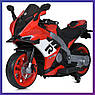 Дитячий електро мотоцикл двоколісний на акумуляторі Ducati M 6013 для дітей 3-8 років Червоний, фото 2