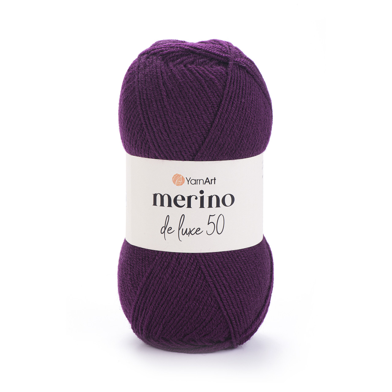 Пряжа Yarnart Merino De Luxe 50 № 10094 фіолетовий (Ярнарт Меріно де Люкс 50), фото 1