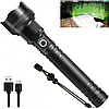 Тактичний акумуляторний ліхтарик BL X92 P70, 2*18650 Ручний ліхтар з USB і зумом, фото 2