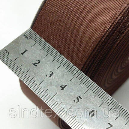 1596 колір, 4 см. Репсова стрічка 1м., фото 3