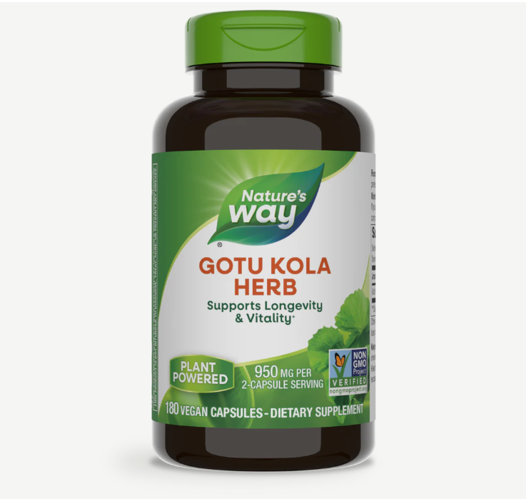 Готу кола Gotu Kola Nature's Way, 475 мг 180 капсул