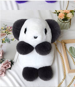 Мила хутряна \ плюшева сумка Панда