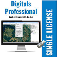 Програмне забезпечення Digitals Professional (Geodesy | Reports | XMLChecker) Single License