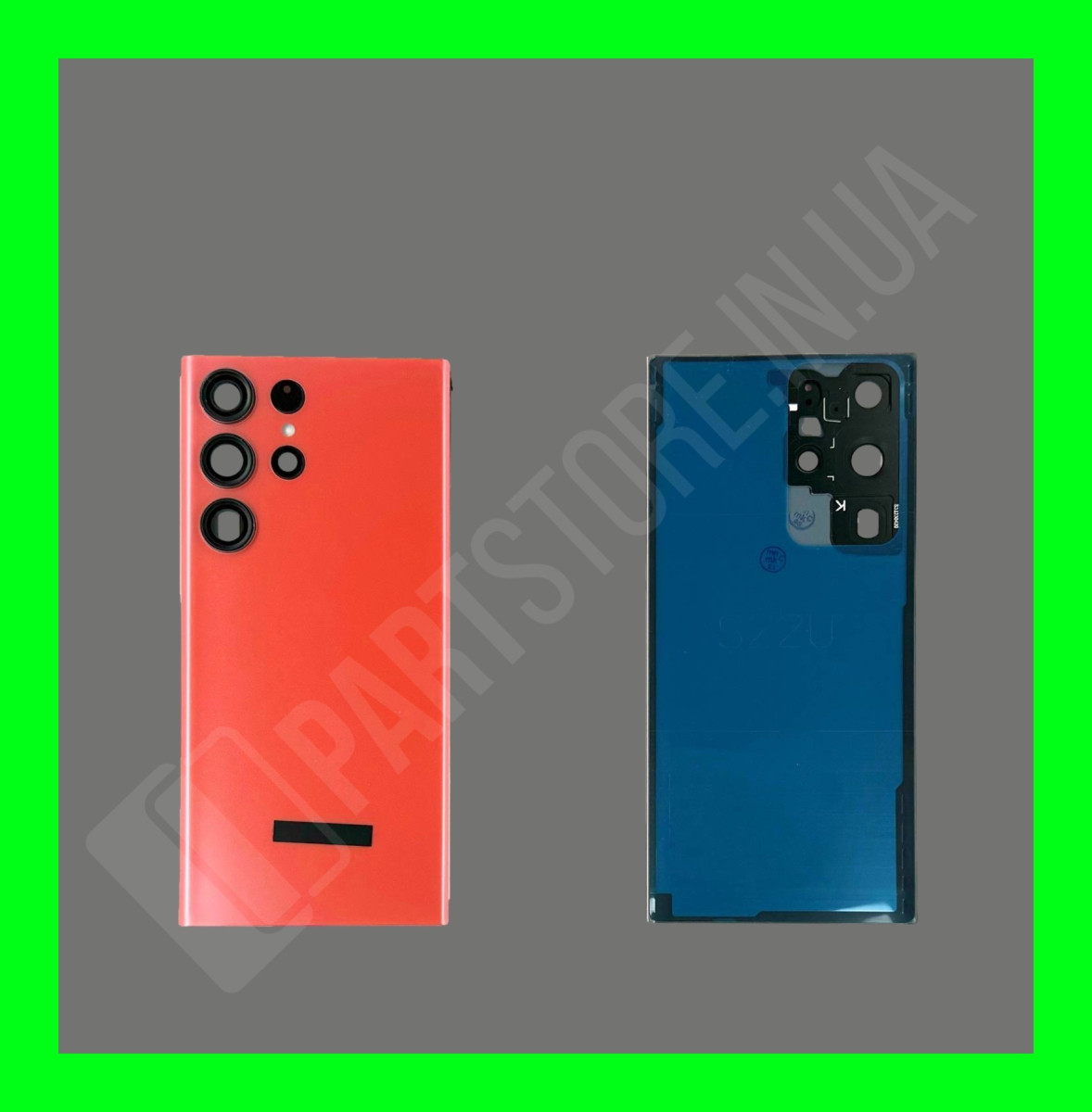 Кришка Samsung S918 Red S23 Ultra (GH82-30400B) зі склом камери