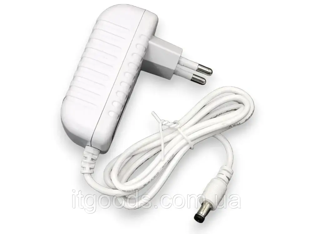 Зарядний пристрій 12V 2A для wifi, цифрового тв, тв-приставки, антени, світлодіодної стрічки, відеоспостереження