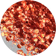ГЛІТЕР СУХИЙ ГОЛОГРАФІЧНИЙ CHAMELEON CHUNKY GLITTER 10 g, фото 4