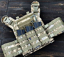 Плитоноска з системою швидкого скиду Fastex та з розгрузкою