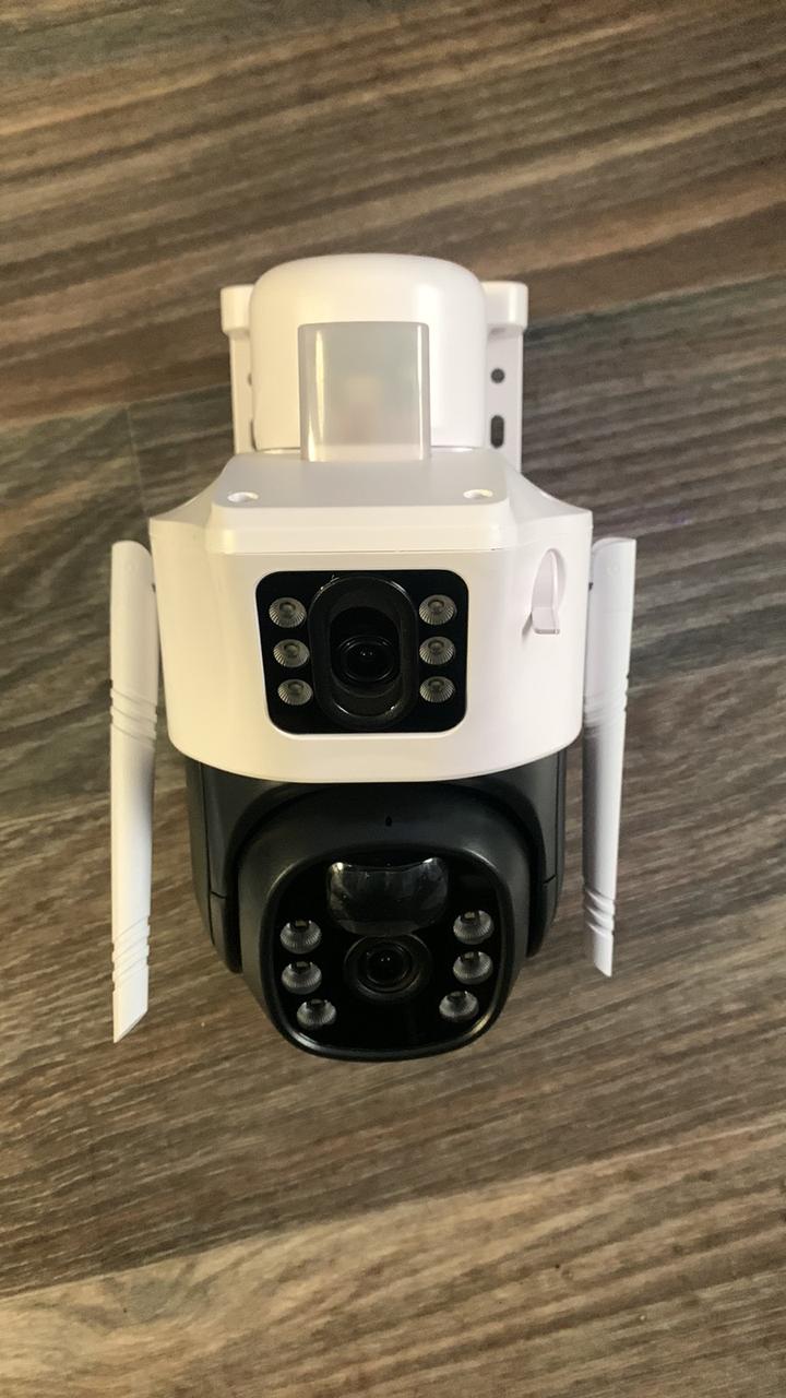 Подвійна поворотна IP WIFI камера відеоспостереження SC03 V380PRO з підтримкою 4G SIM-картки