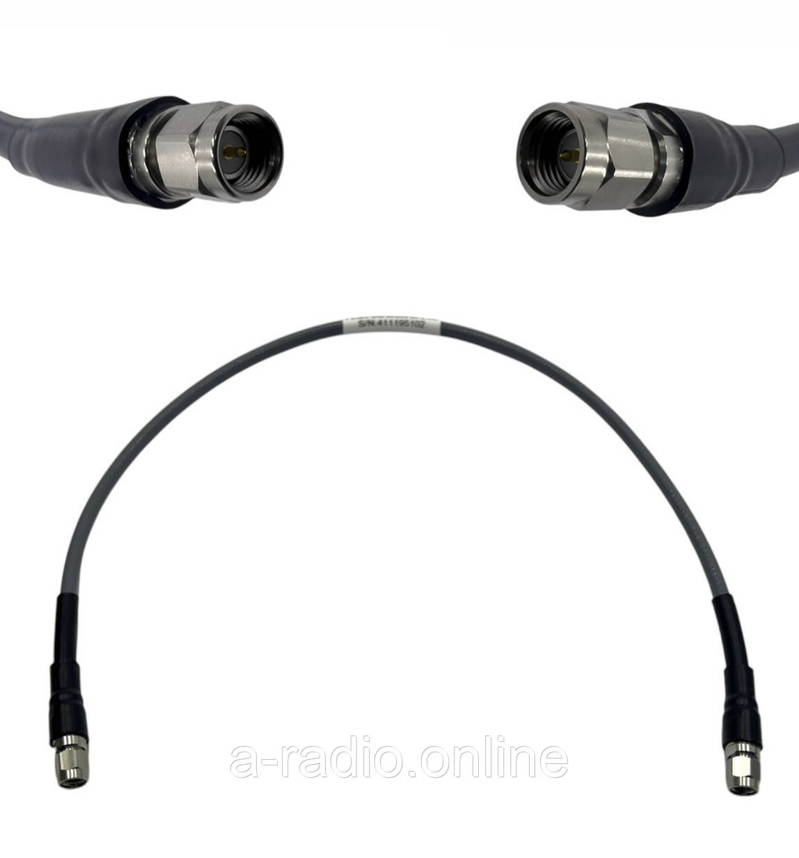 Пігтейл SMA Male - SMA Male ВЧ кабель PL520P перехідник довжина 50 см
