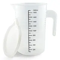 518020 Мірний стакан пластиковий 2 л з кришкою FoREST