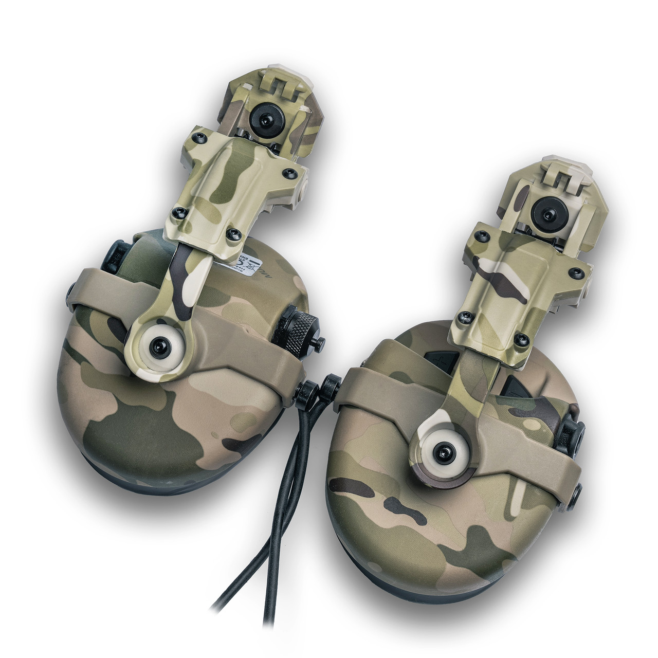 Активні навушники Sordin Supreme Pro-X LED Camo з ліхтарем з кріпленями чебурашки. Колір мультикам