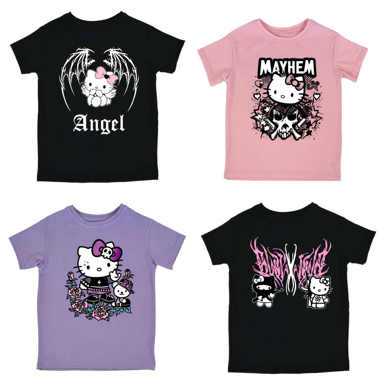 Футболки з Hello Kitty для дівчаток усі розміри, фото 1