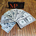 100 доларів, 50, 20, 10, 5, 2, 1 сувенірні в упаковці. 120 купюр, усі номінали