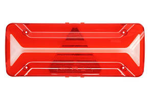 На замовлення !!! Скло заднього ліхтаря L/R ECOLED II (triangular reflector) ASPOCK A18-8536-001