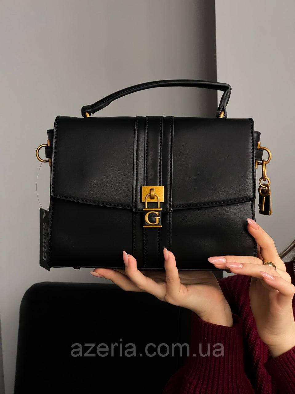 Фірмова ділова жіноча сумка Guess Ginevra Elite базова сумка на кожен день сумка з довгим ремінцем