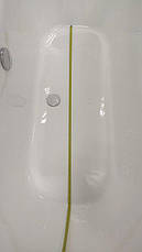 Окремостояча акрилова ванна Atlantis C-3140 176x75x75 біла (ноги хром), фото 5