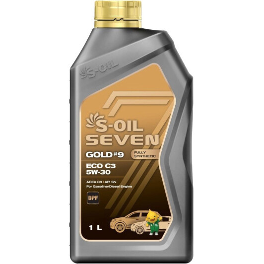 Моторна олива S-Oil Seven 5w30 Gold #9 ECO C3 1 л