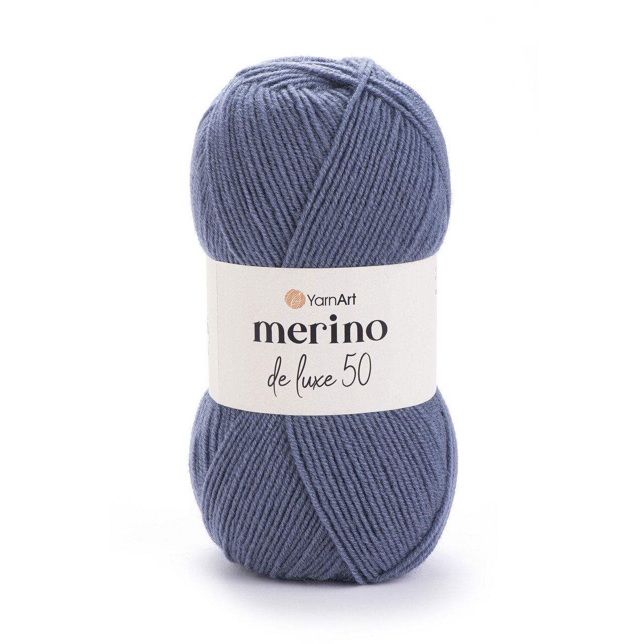Пряжа Yarnart Merino De Luxe 50 № 3088 сірий (Ярнарт Меріно де Люкс 50), фото 1