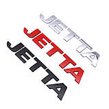 Емблема напис JETTA (для Volkswagen) Хром 132x22 мм (на скотчі) 1K9853687A739, фото 3