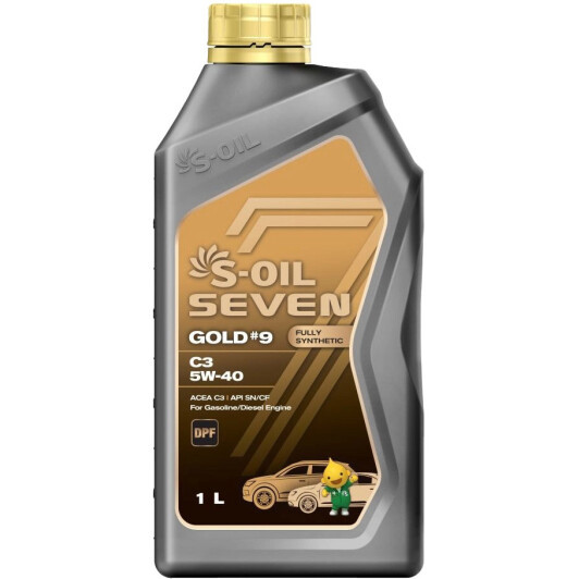 Моторна олива S-Oil Seven 5w40 Gold #9 C3 1 л