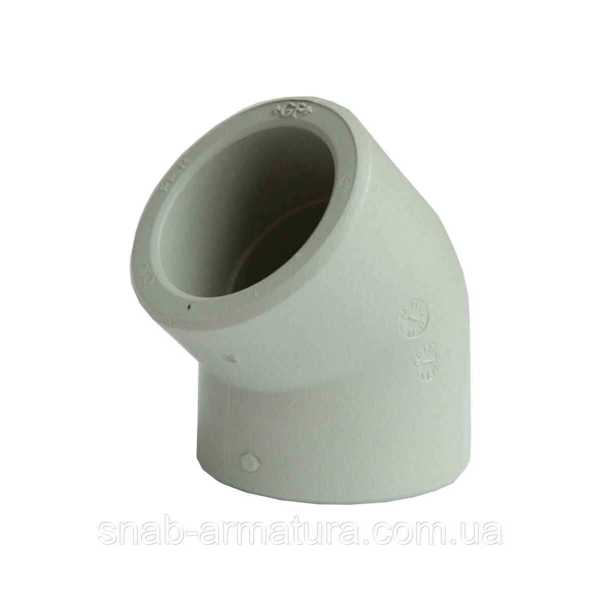 Коліно ППР Ду 63х45° Georg Fischer