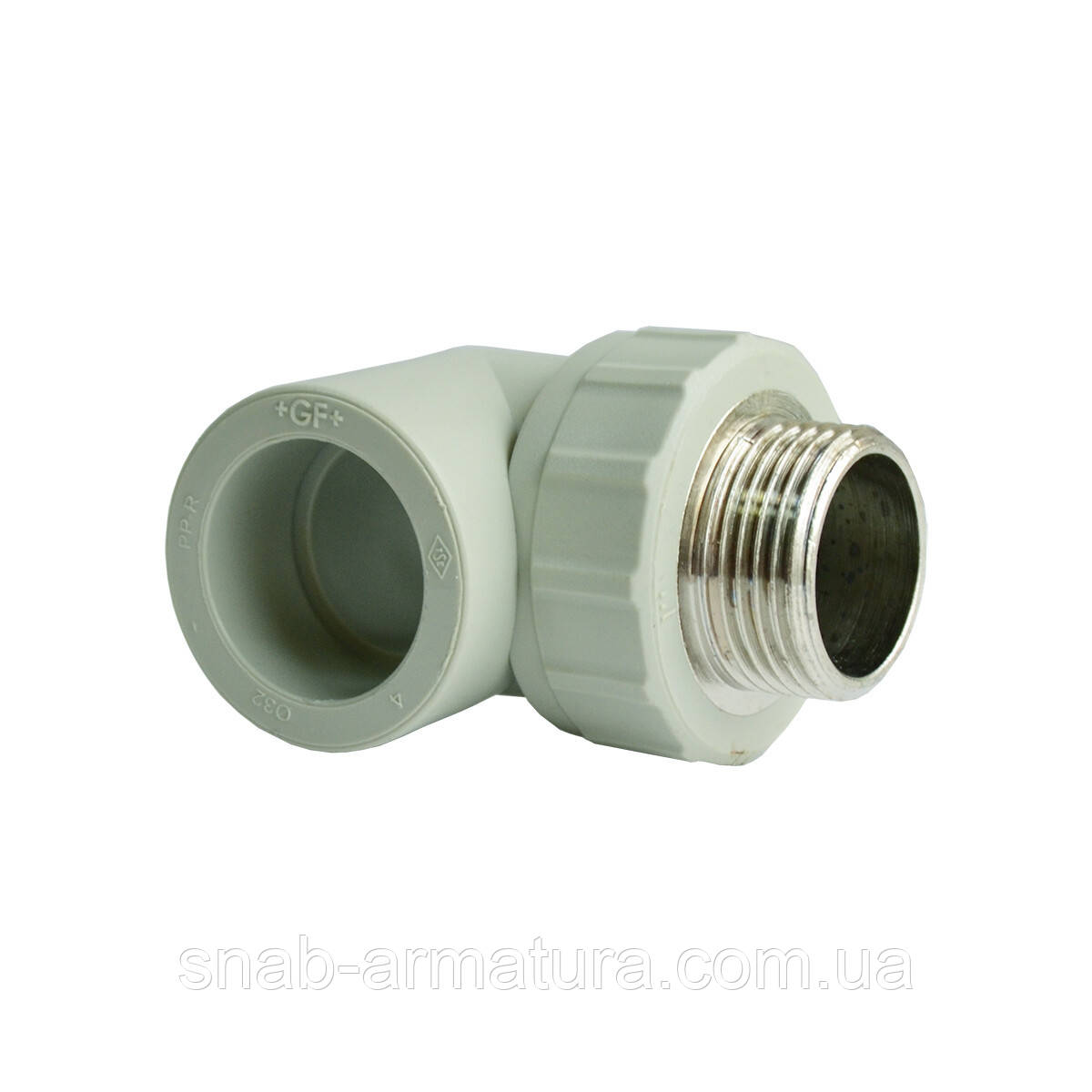 Коліно ППР Ду 32х1" зовнішня різьба Georg Fischer, фото 1